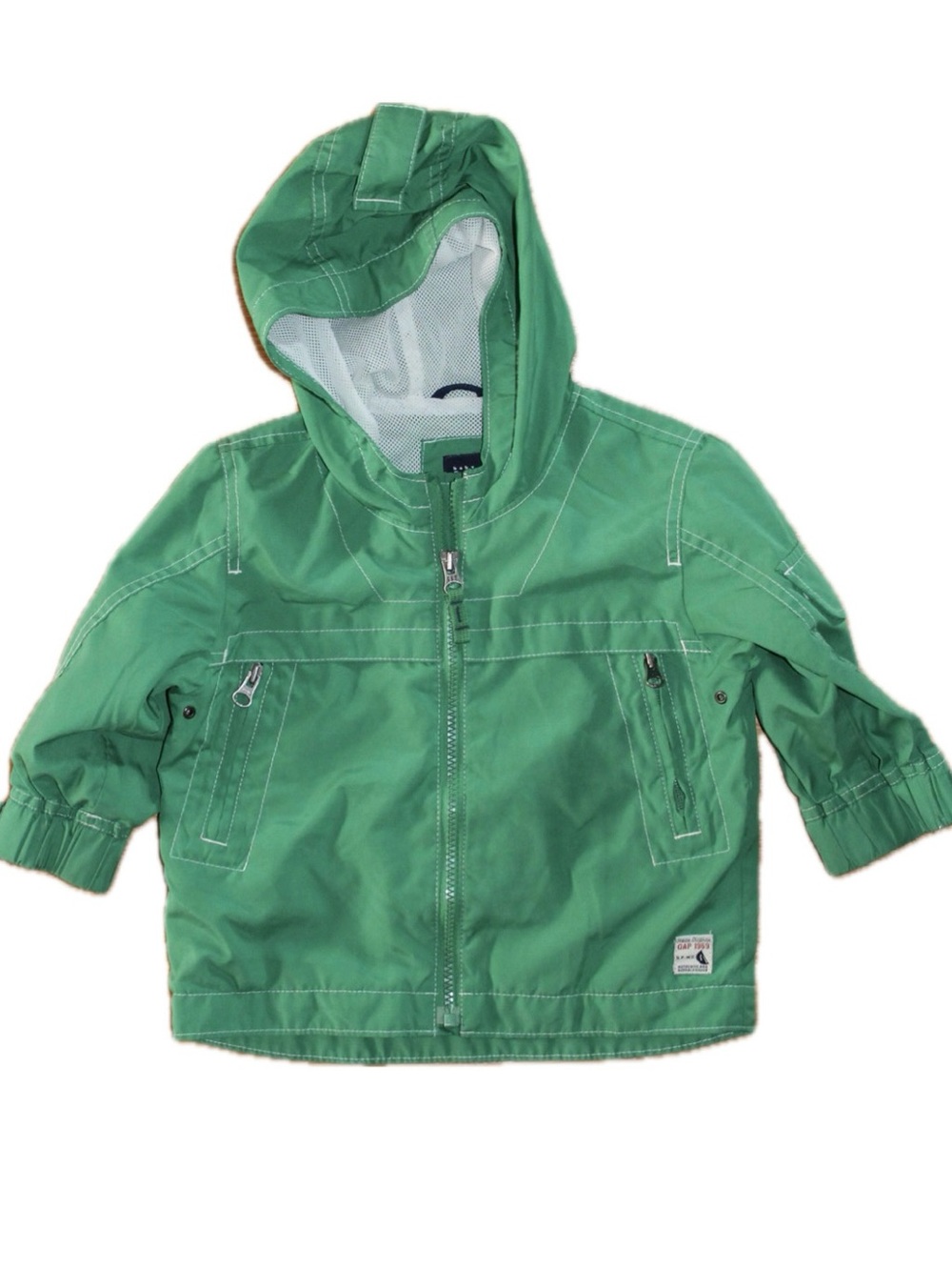 Vintage GAP toddler green windbreaker jacket